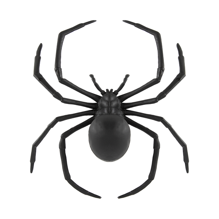 Halloween dekoracja pająk Czarna Wdowa 1szt.