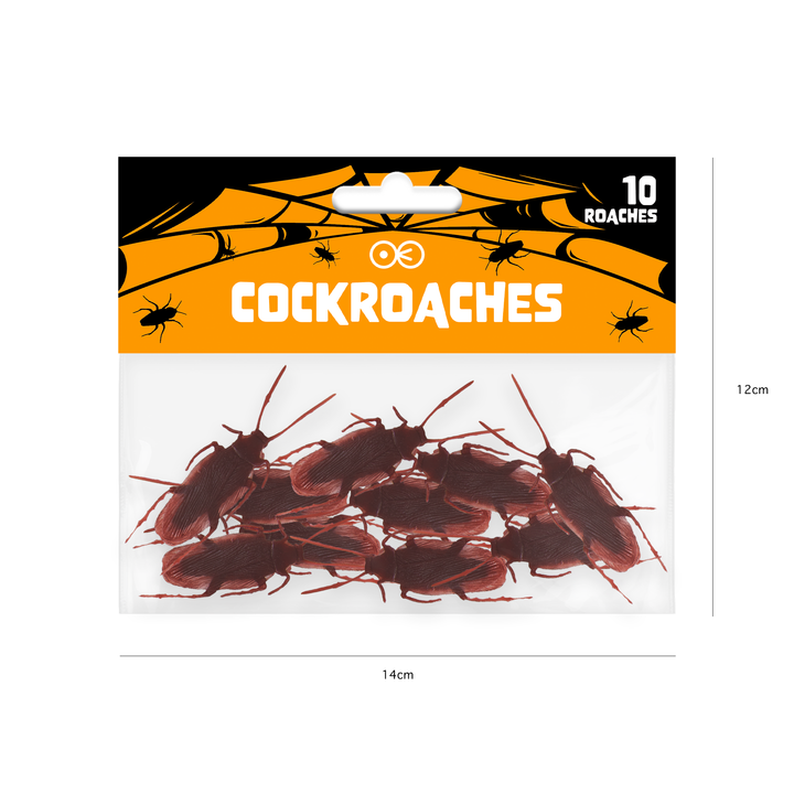 Halloween dekoracja Karaluchy 10szt.