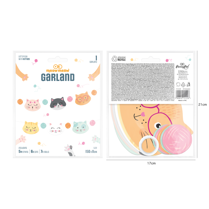 Girlanda Kotki 150cm