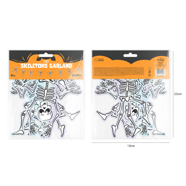 Girlanda Halloween Szkielety 200cm