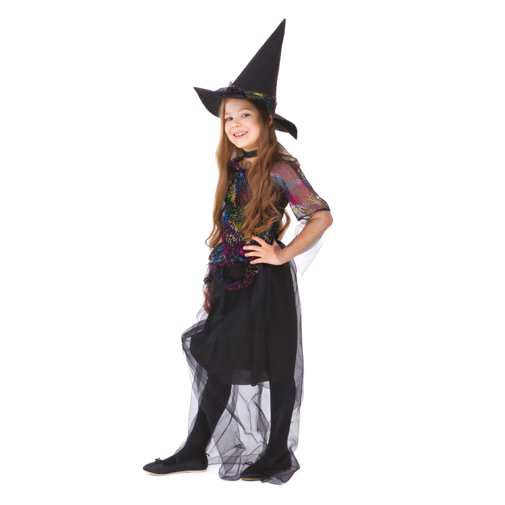 Strój Czarownicy Pajęczyna dla dziewczynki rozmiar M