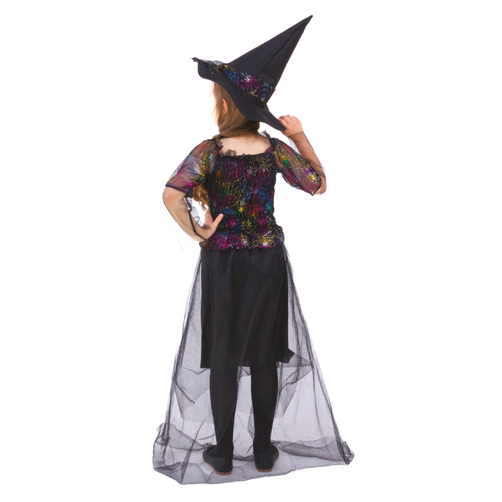 Strój Czarownicy Pajęczyna dla dziewczynki rozmiar M