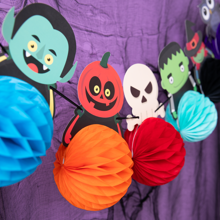 Girlanda Halloween Honeycomb Monsters 300cm