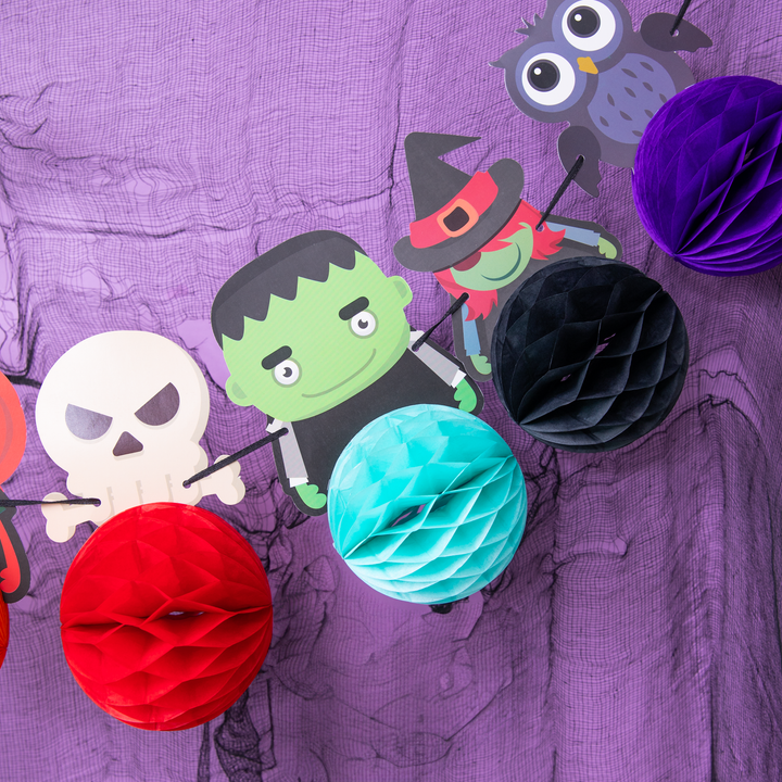 Girlanda Halloween Honeycomb Monsters 300cm