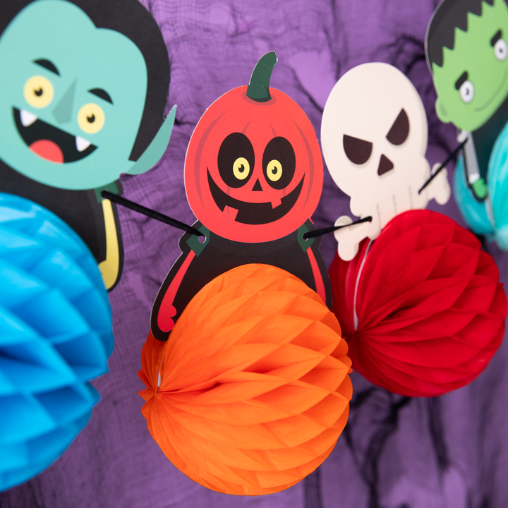 Girlanda Halloween Honeycomb Monsters 300cm