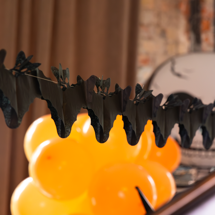 Girlanda Halloween Nietoperze czarna 260cm