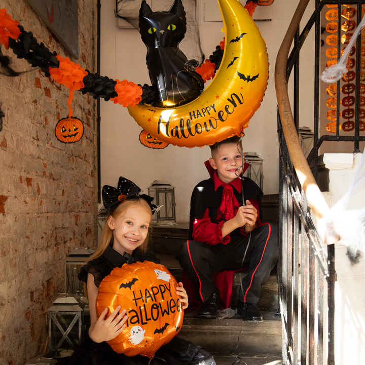 Girlanda Halloween Dynie czarno-pomarańczowa 300cm