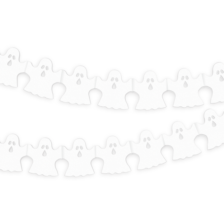 Girlanda Halloween Duchy biała 260cm