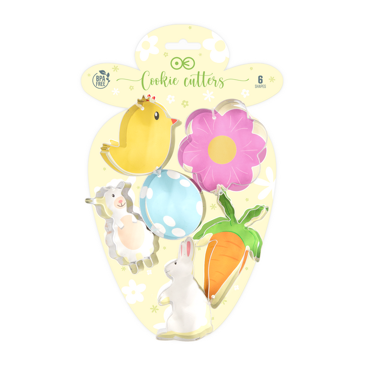 Foremki wykrawacze do ciasteczek Wielkanoc 6 szt.