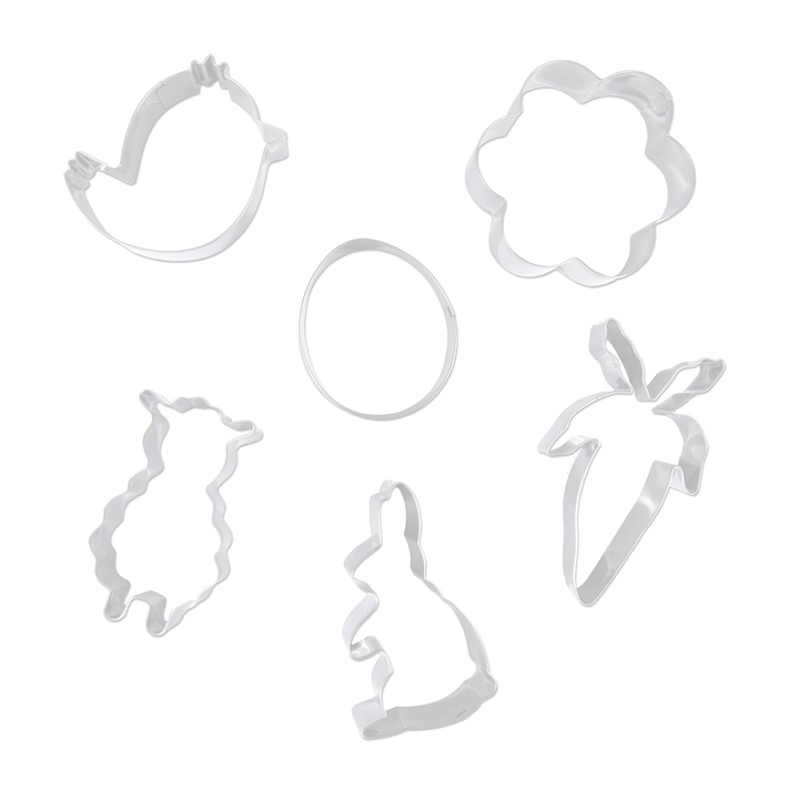 Foremki wykrawacze do ciasteczek Wielkanoc 6 szt.