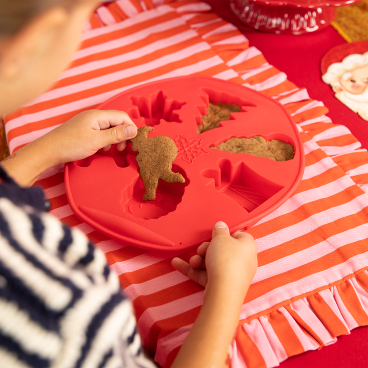 Forma silikonowa do 6 babeczek okrągła Boże Narodzenie