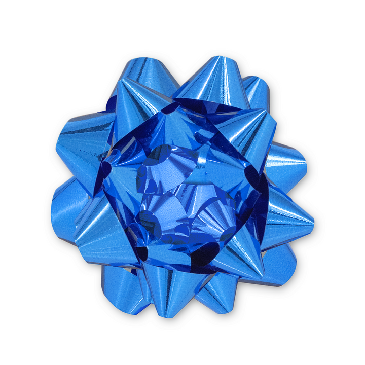 Kokarda prezentowa granatowa 4 cale 1 szt.