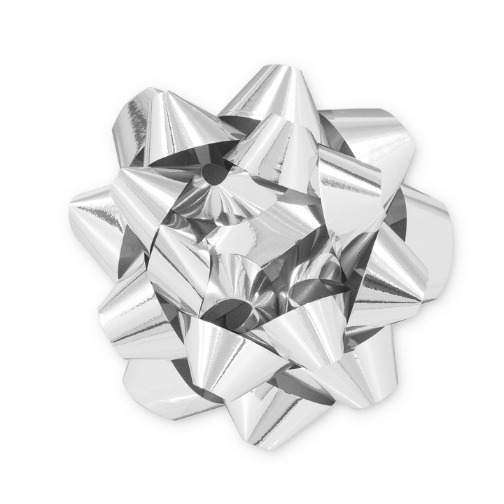 Kokarda prezentowa srebrna 4 cale 1 szt.