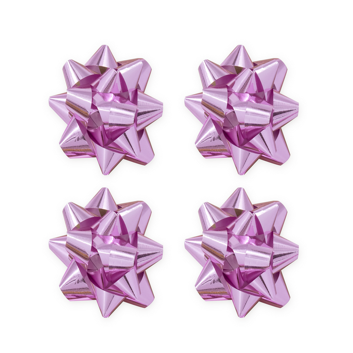 Kokarda prezentowa jasny fiolet 2 cale 4 szt.