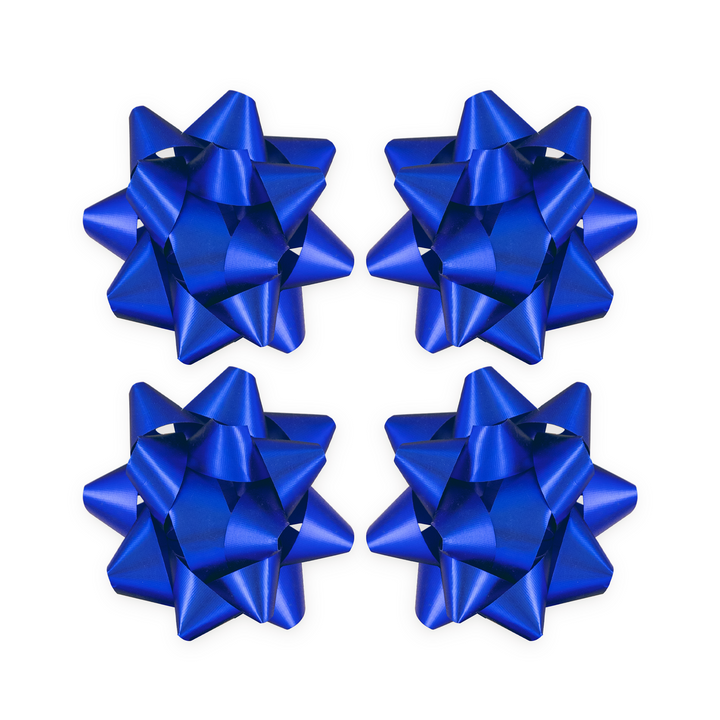 Kokarda prezentowa matowa granatowa 2 cale 4 szt.