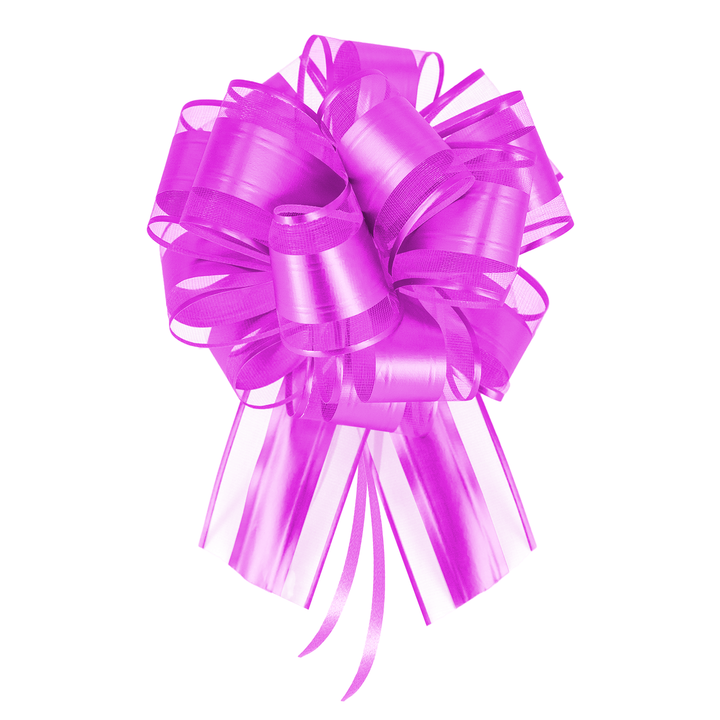 Kokarda ściągana prezentowa fuksja 1 szt.