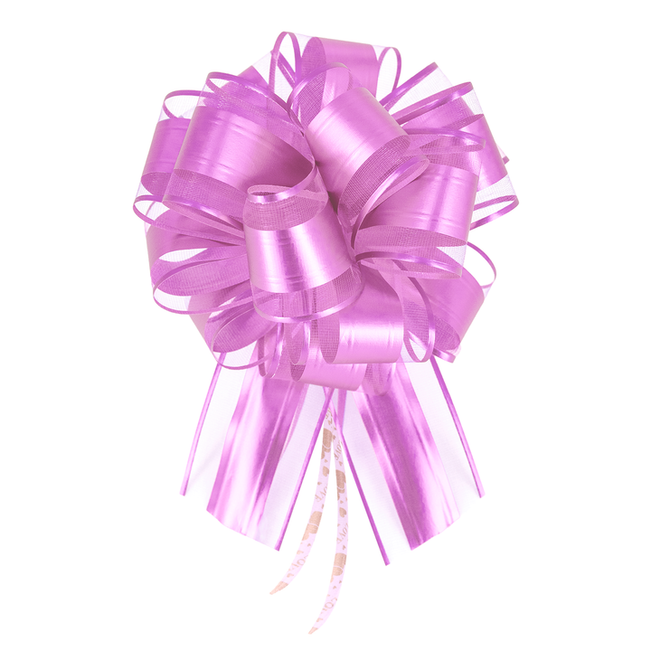 Kokarda ściągana prezentowa jasnoróżowa 1 szt.