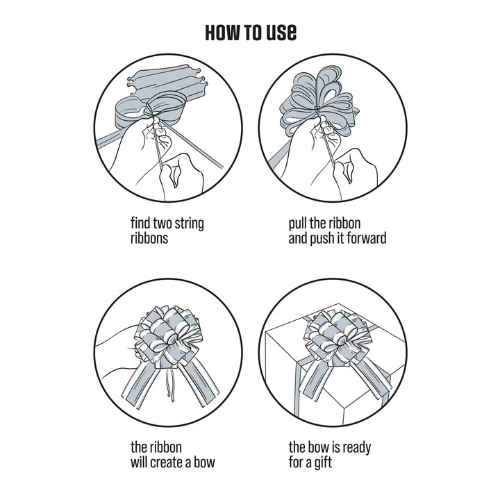 Kokarda ściągana prezentowa złota 1 szt.