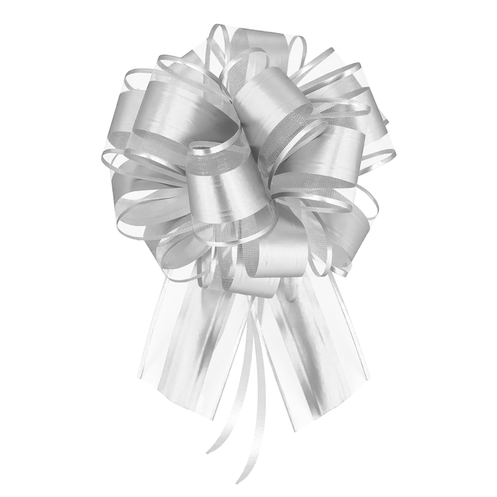 Kokarda ściągana prezentowa srebrna 1 szt.
