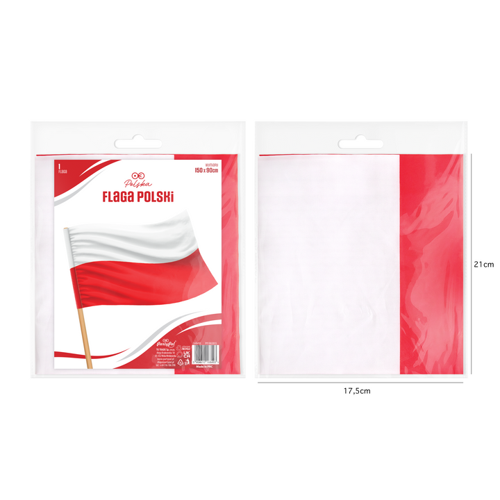 Flaga Polski 90x150 cm