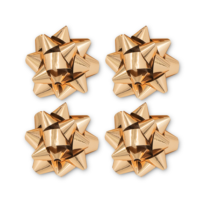 Kokarda prezentowa rose gold 2 cale 4 szt.