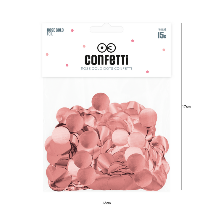 Konfetti 15 g - rose gold