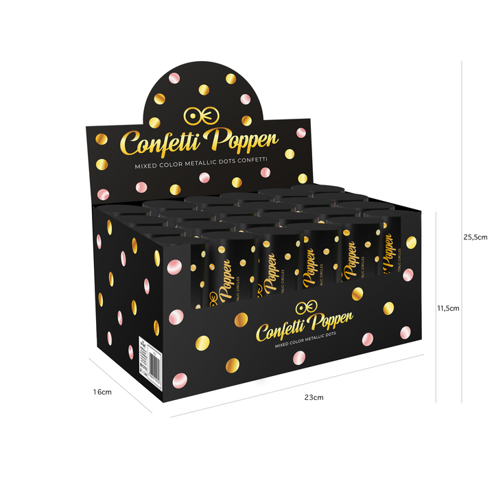 Konfetti mini kółka złote