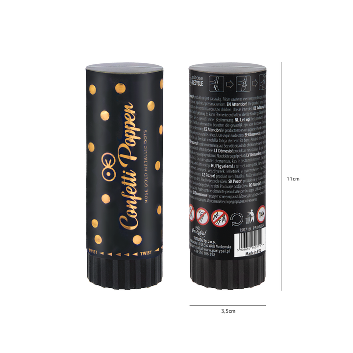 Konfetti mini kółka złote