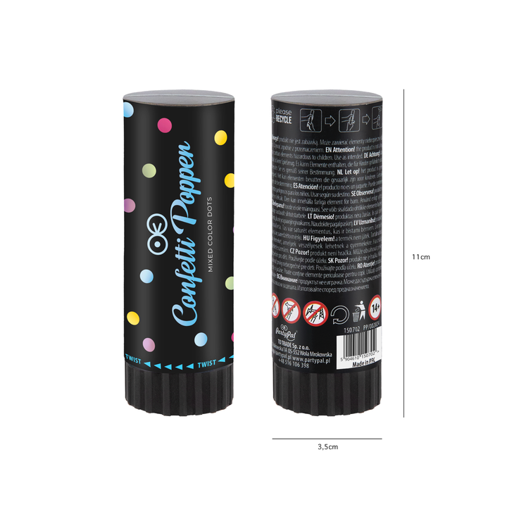 Konfetti mini kolorowe kółka