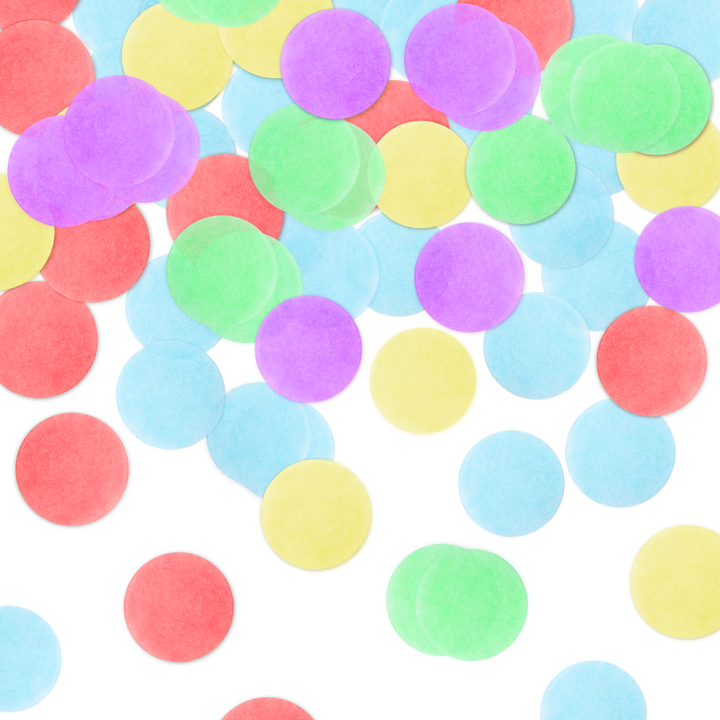 Konfetti mini kolorowe kółka