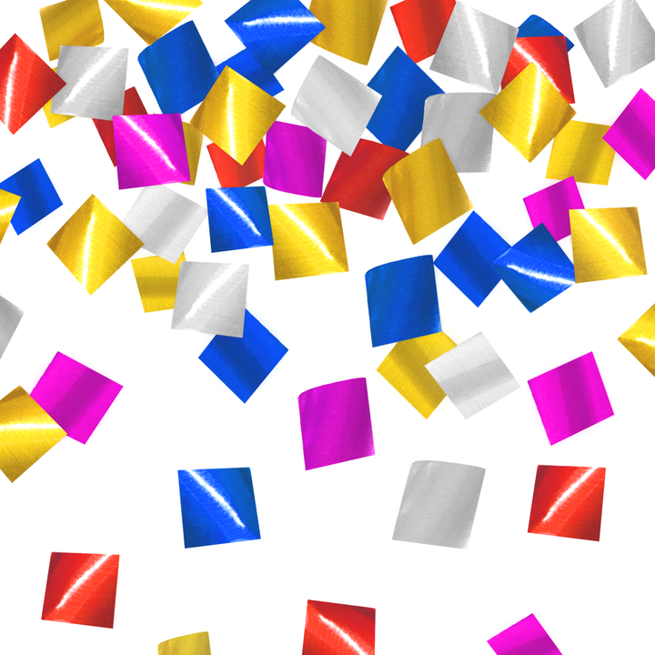 Konfetti mini kolorowe kwadraciki