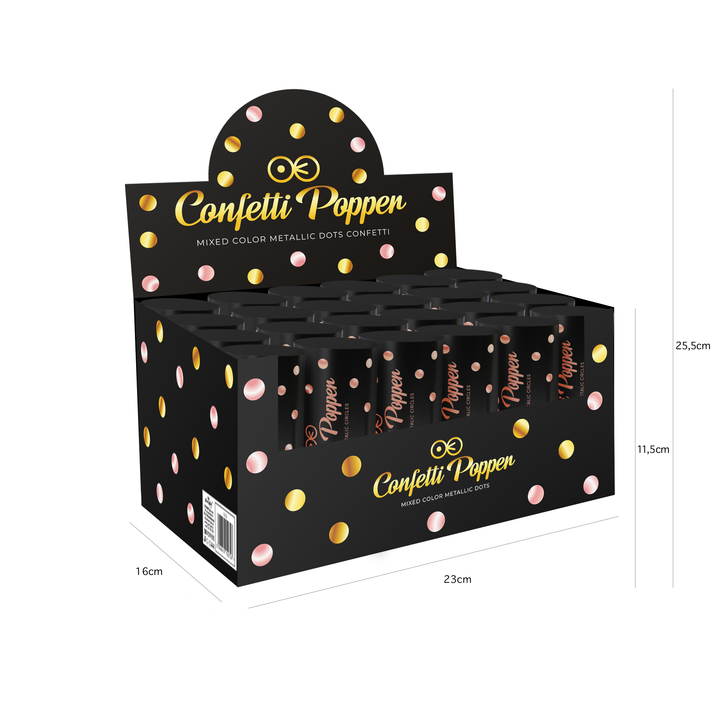 Konfetti mini kółka rose gold