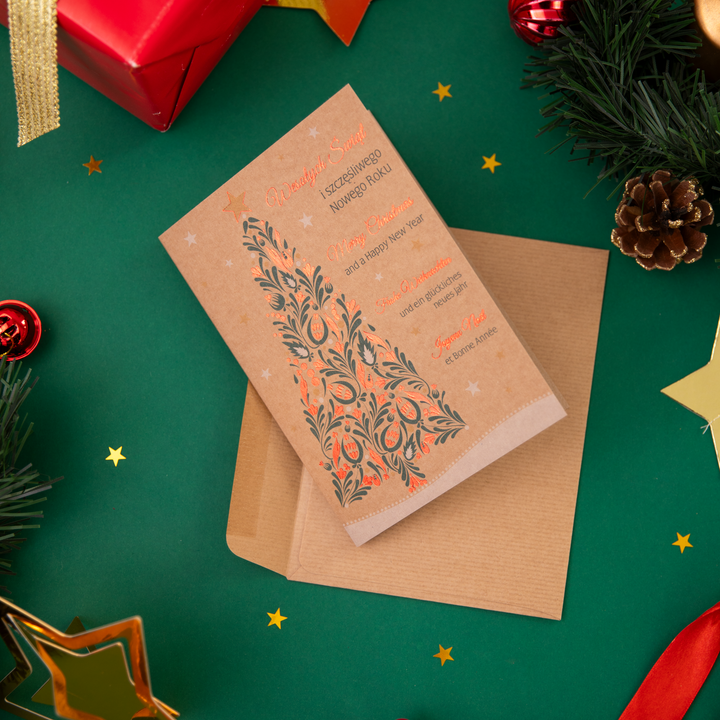 Kartki świąteczne eko 9 wzorów