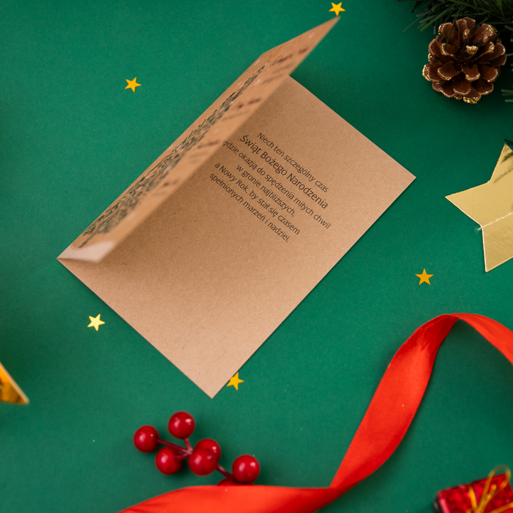 Kartki świąteczne eko 9 wzorów