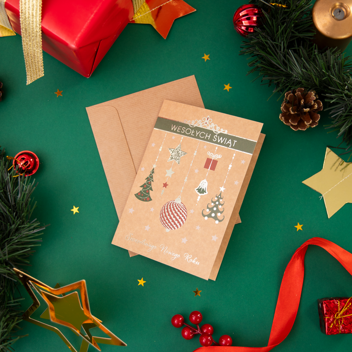 Kartki świąteczne eko 9 wzorów