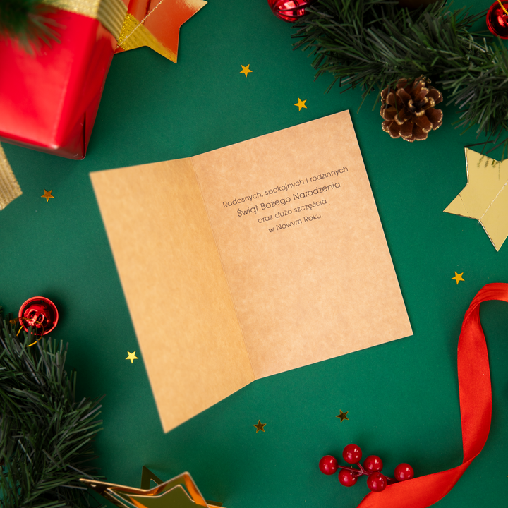 Kartki świąteczne eko 9 wzorów