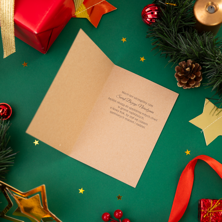 Kartki świąteczne eko 9 wzorów