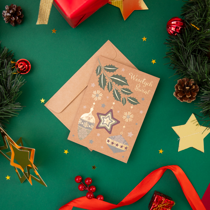 Kartki świąteczne eko 9 wzorów