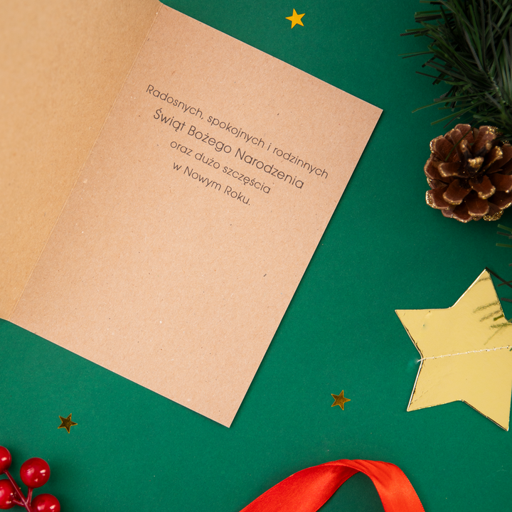 Kartki świąteczne eko 9 wzorów