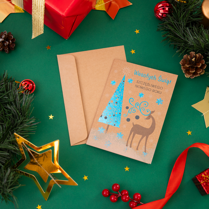 Kartki świąteczne eko 9 wzorów