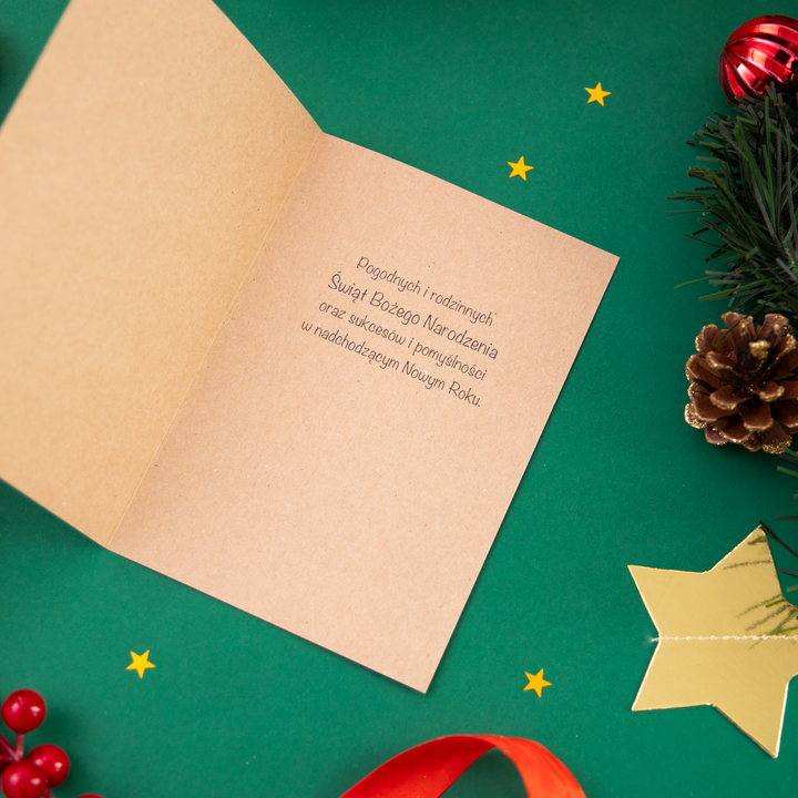Kartki świąteczne eko 9 wzorów