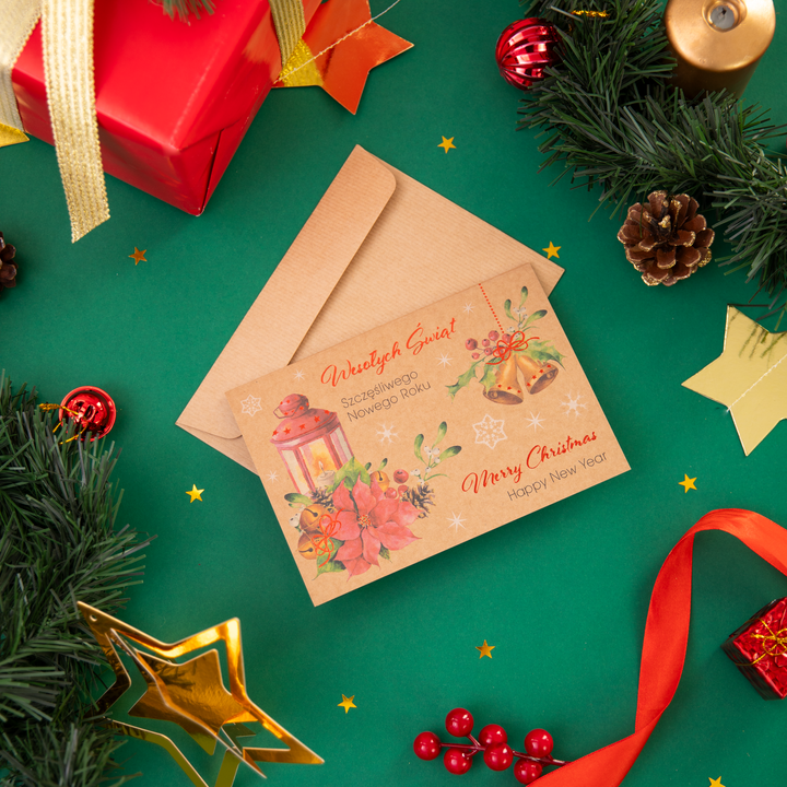 Kartki świąteczne eko 9 wzorów