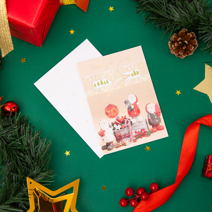 Kartki świąteczne lux 8 wzorów