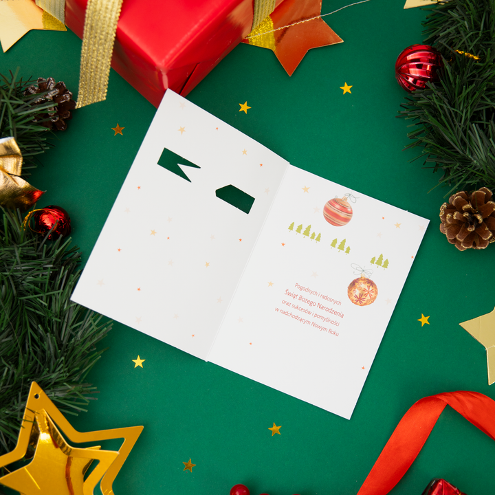 Kartki świąteczne lux 8 wzorów