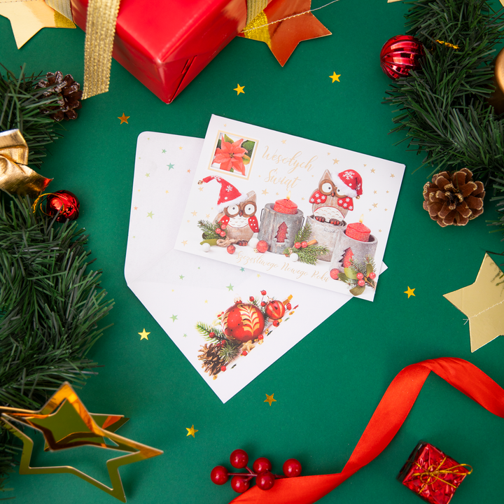 Kartki świąteczne lux 8 wzorów