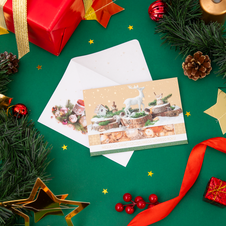 Kartki świąteczne lux 8 wzorów