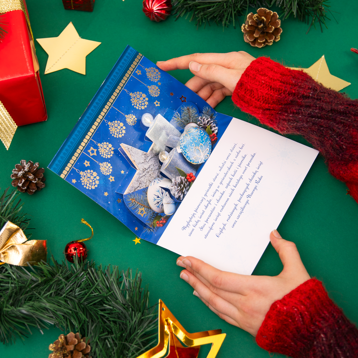 Kartki świąteczne przestrzenne 4 wzory