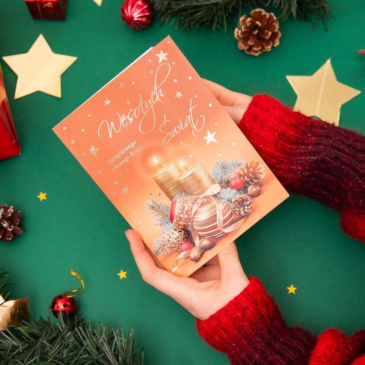 Kartki świąteczne przestrzenne 4 wzory