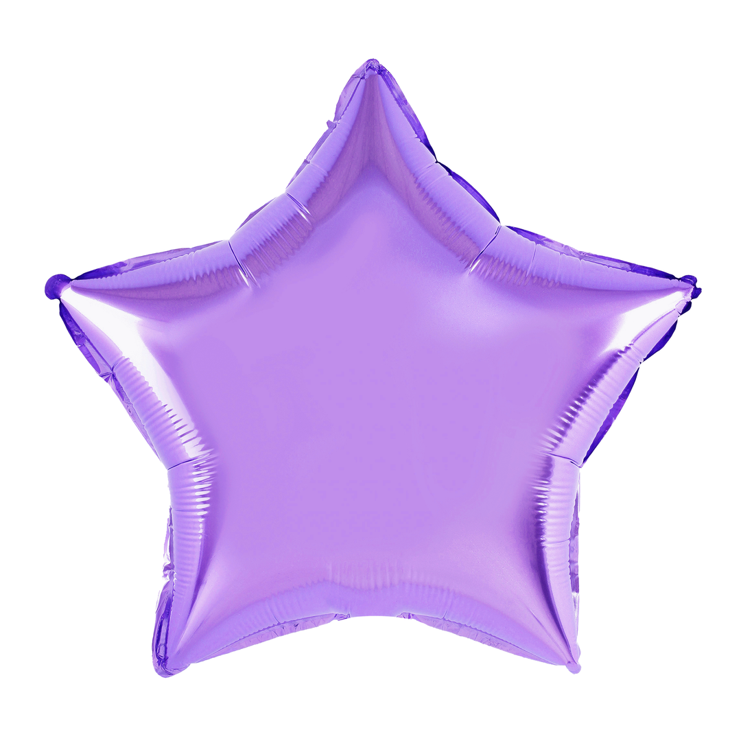 Balon foliowy Gwiazda jasnofioletowy 18cali