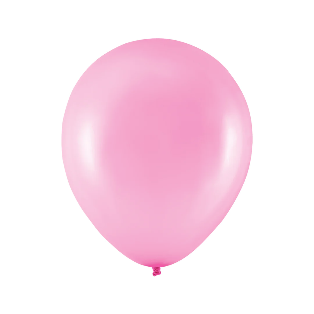 Balony metaliczne różowe 5 cali 100 szt.